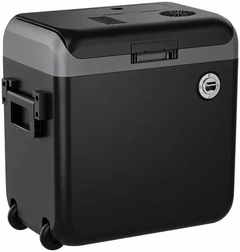48QT/45L Portable Car Refrigerator with Wheels - Electric Cooler & Warmer
