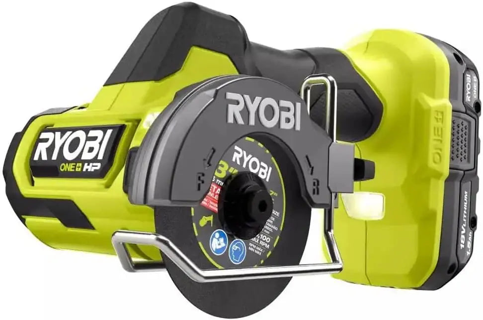 RYOBI ONEAND HP 18V BRUSHLESS Cordless Compact Cut-Off Tool KIT - With 1.5 AH Battery and 1