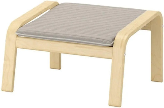 IKEA - Poang Ottoman Birch Veneer Knisa Light Beige 092.446.64