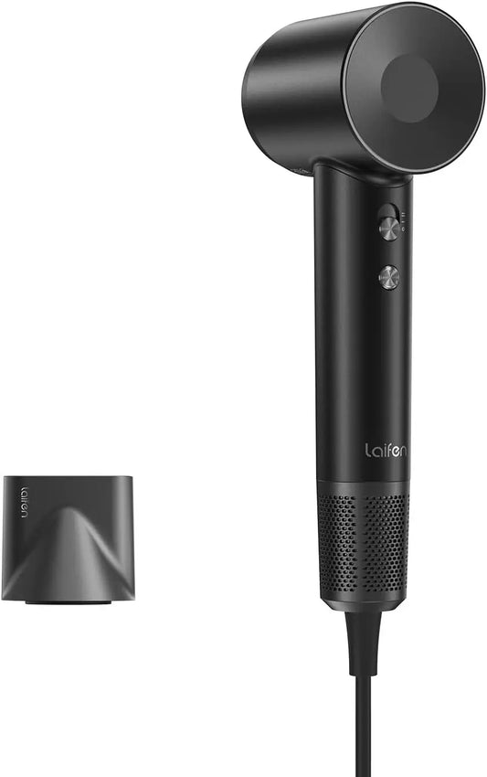 Laifen Swift Professional High-Speed Hair Dryer - 200M Negative Ions, Black