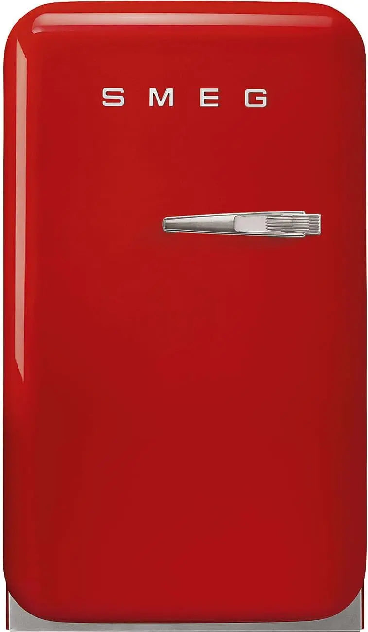 Smeg FAB5 Retro Mini Fridge - 50s Style Compact Small Refrigerator, 1.2 Cu. Ft., Automatic Defrost, LED Lighting, Adjustable Shelves, Made in Italy
