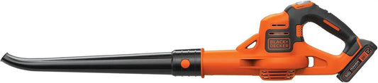 BLACK+DECKER 20V Max* Cordless Sweeper with Power Boost - Leaf Blower with Battery and Charger, LSW321