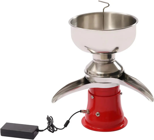 Electric Milk Cream Centrifugal Separator - 10500RPM High Speed Stainless Steel Electric Cream Separator