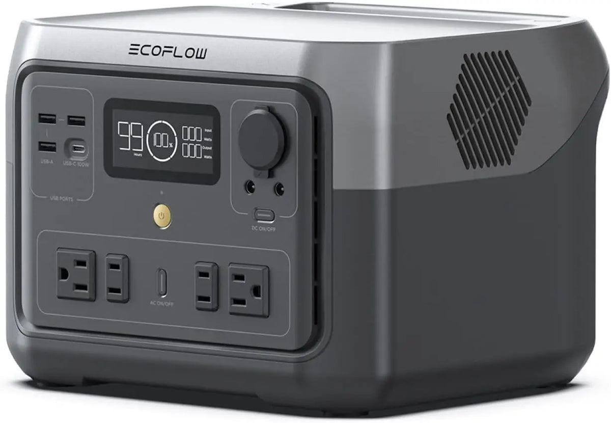 EF ECOFLOW Portable Power Station River 2 Max 500 - 499Wh LiFePO4 Battery