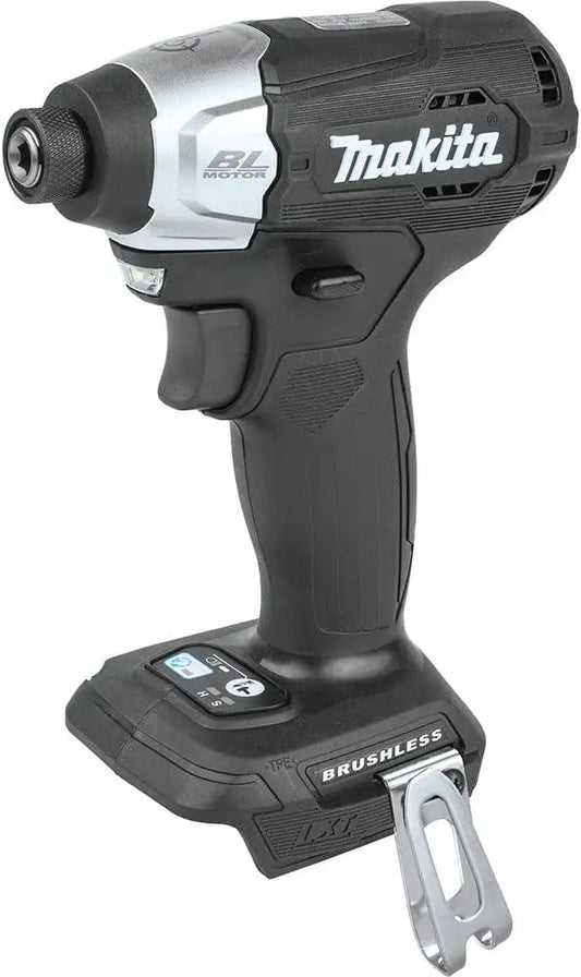 Makita XDT18ZB 18V LXT Lithium-Ion Sub-Compact Brushless Cordless Impact Driver - Tool Only, Black