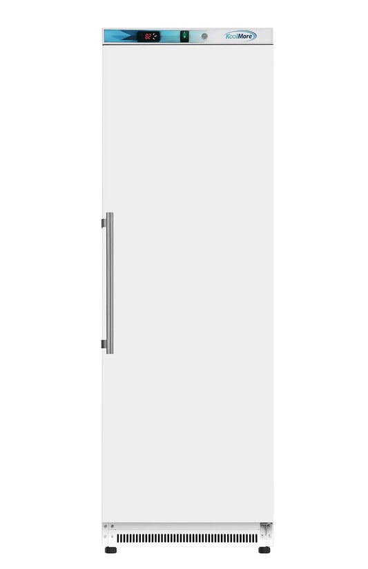 KoolMore 12 Cu. Ft. Commercial Reach in Refrigerator with Solid Door - ETL Listed in White