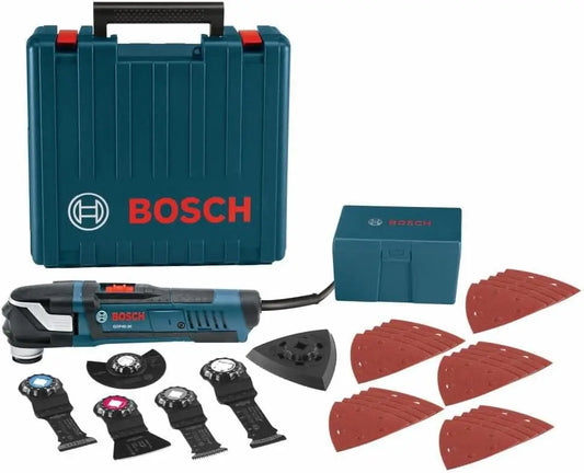 BOSCH Power Tools Oscillating Saw - GOP40-30C StarlockPlus 4.0 Amp Oscillating MultiTool Kit Oscillating Tool Kit Has No-touch Blade-Change System