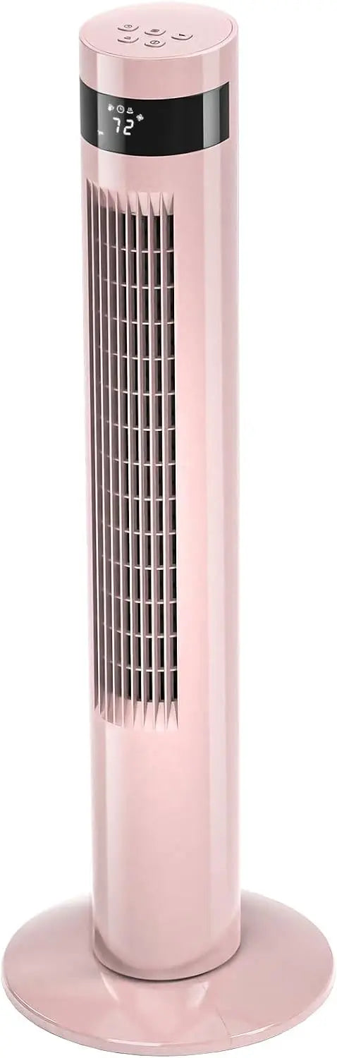 Electactic Tower Fan Portable Electric Oscillating Fan Quiet Remote Control Bladeless Floor Fan 3 Wind Speed Mode 12H Timer Bedroom Office - 36 Inch