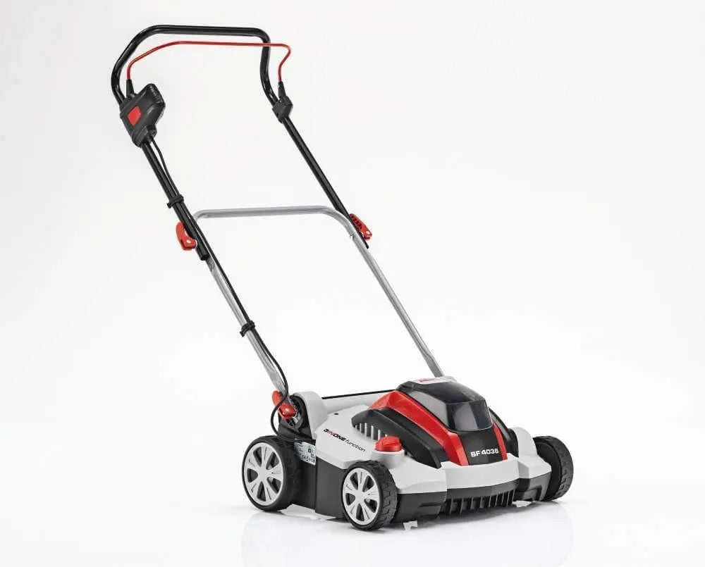 AL-KO Battery Scarifier SF 4036 - 36 cm Working Width, Scarifier Roller with 12 Blades, for Lawns up to 250 m², without Battery/Charger