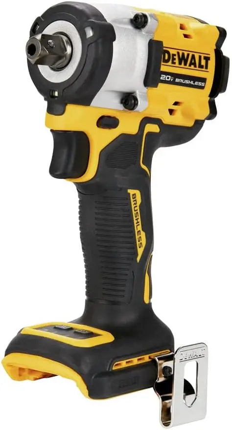 DEWALT ATOMIC 20V Max* 1/2 Inch Cordless Impact Wrench with Detent Pin Anvil - Tool Only, DCF922B