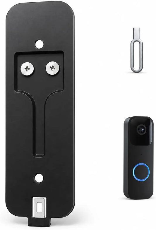 Doorbell Backplate Replacement for Blink 2-Hole Models - Metal Lock Clip Kit
