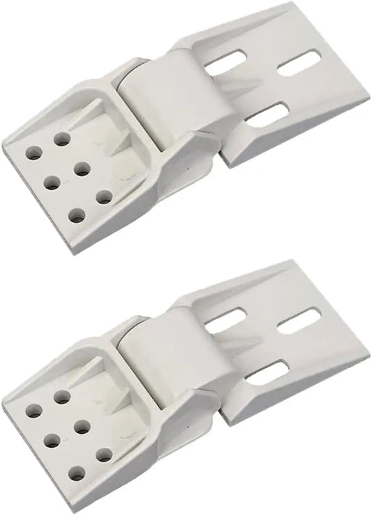 2 Pack Chest Freezer Plastic Hinge - Chest Freezer Hinge Universal, With Screw, Secure Smooth Operation