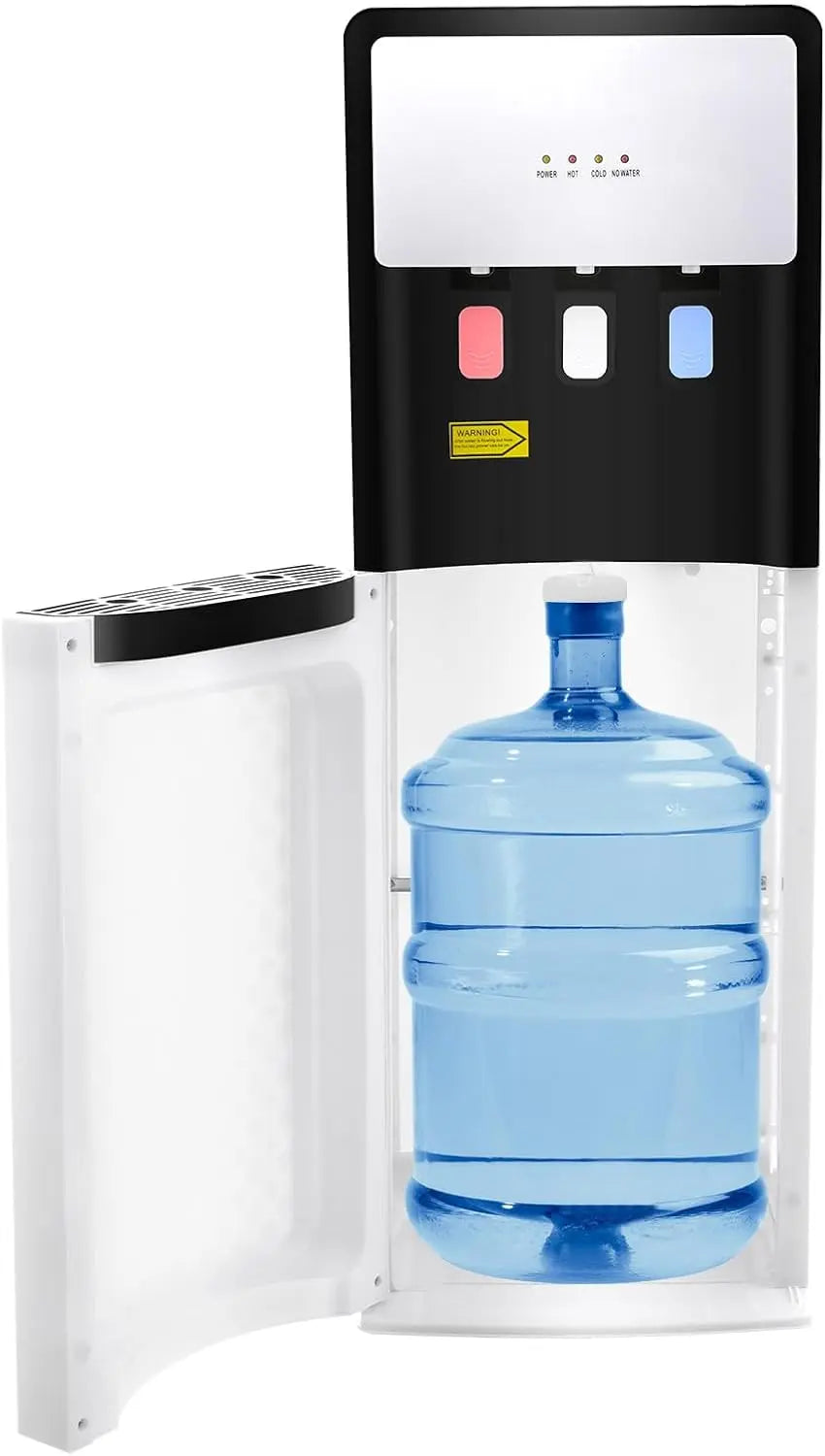 Bottom Loading Water Cooler Dispenser - 3‑Temperature Hot Cold Room Water Dispenser for 5 Gallon Bottles