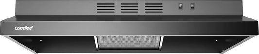 COMFEE' 30 Inch Under Cabinet Range Hood - 200 CFM Ducted/Ductless