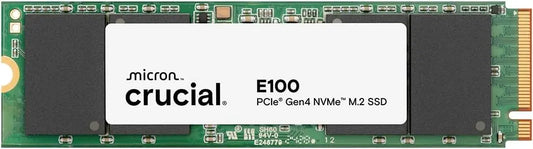 Crucial E100 2TB M.2 NVMe PCIe Gen4 Internal SSD - Up to 5, 000MB/s, Laptop & Desktop Compatible, CT2000E100SSD8