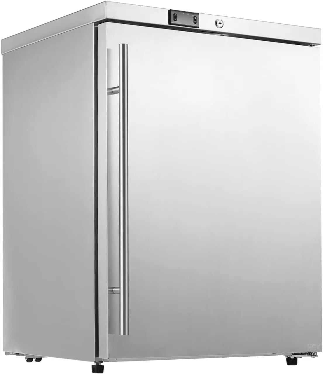HCK Under Counter Refrigerator - Outdoor Fridge 24 Inch with Stainless Steel Door, Patio, Outdoor, and Food Service Use