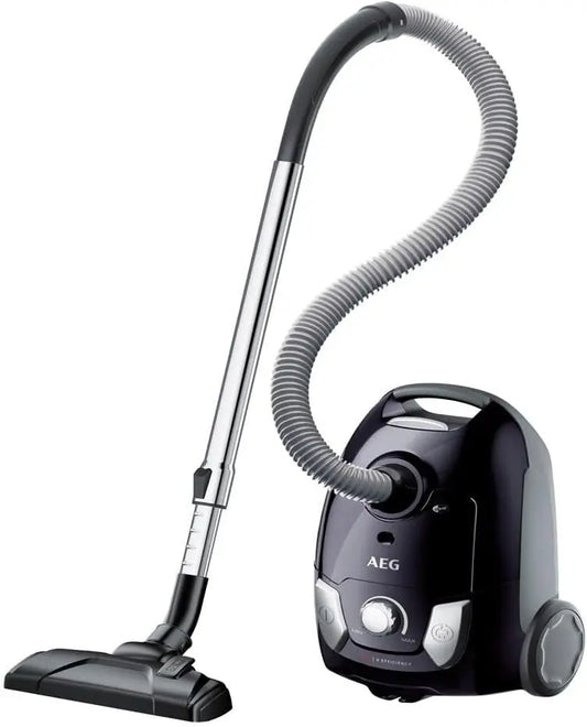 AEG VX4 Vacuum Cleaner with Bag - VX4-1-EB, Suction, All Floor Types, Hard Floors & Carpets, Washable Filter, 7.5 Meter Range, Including Accessories