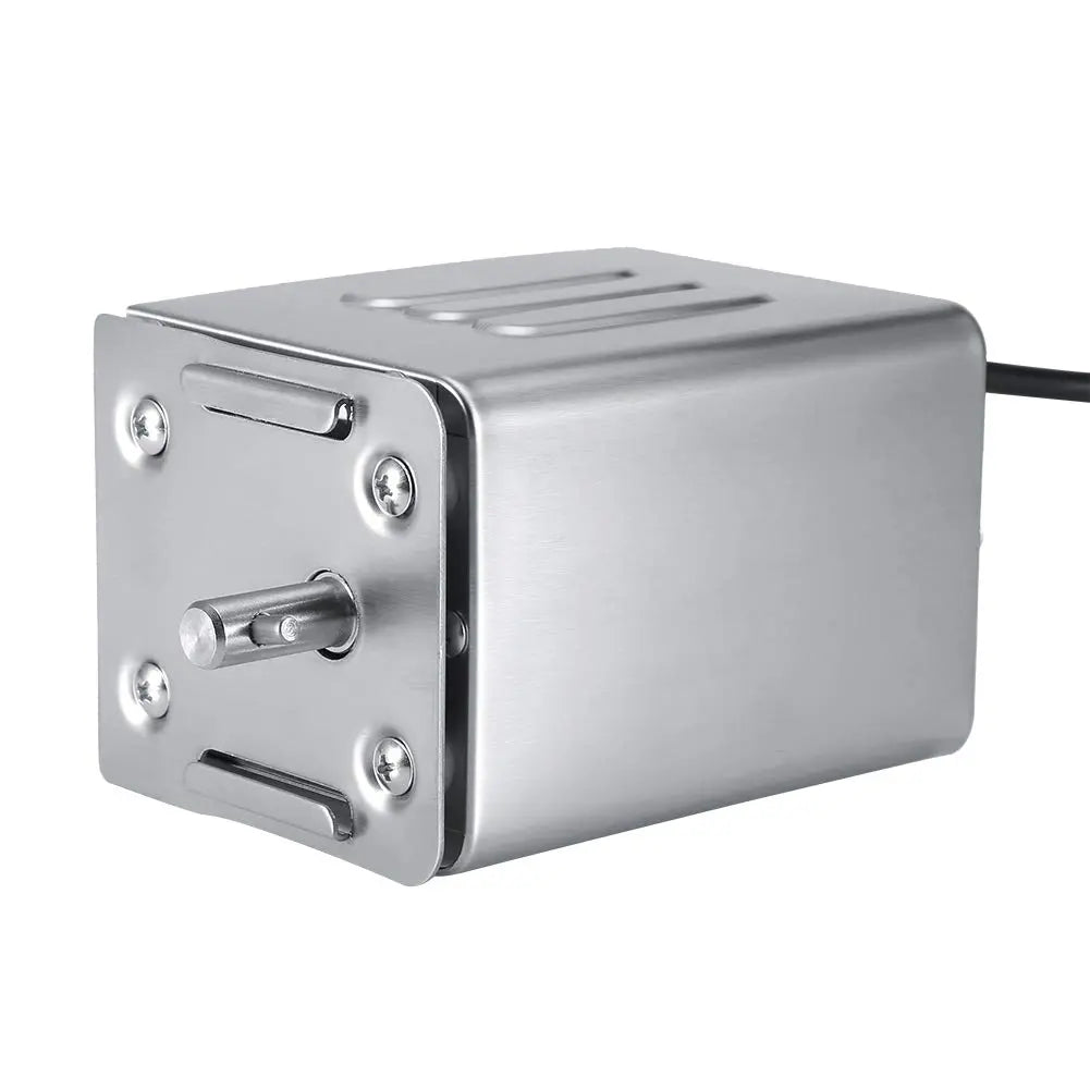 Ejoyous Grill Rotisserie Motor - Stainless Steel BBQ Rotisserie Motor 15W Electric Roaster Barbecue Motor for Outdoor Barbecue Grilling Camping