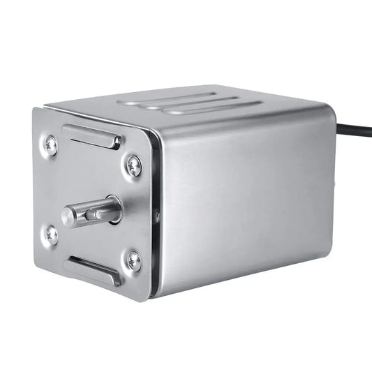 Ejoyous Grill Rotisserie Motor - Stainless Steel BBQ Rotisserie Motor 15W Electric Roaster Barbecue Motor for Outdoor Barbecue Grilling Camping
