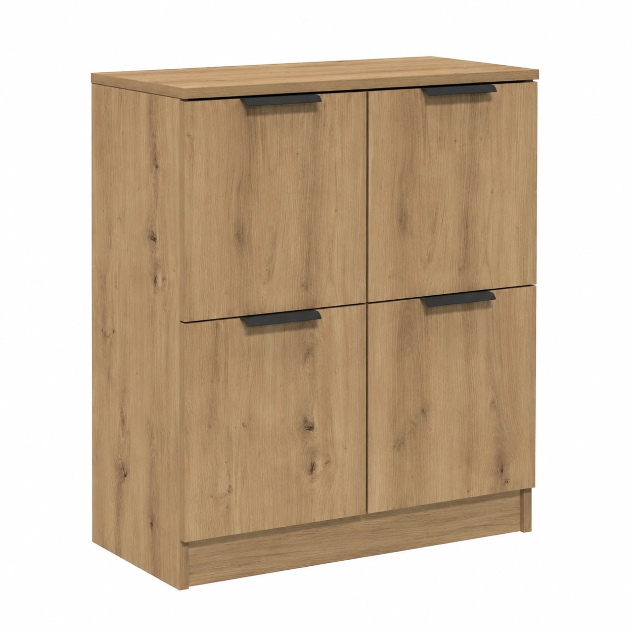 Credenza in Legno Multistrato con Ante 60x30x70 cm, Mobile per Soggiorno Rovere