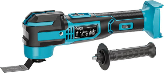 Cordless Oscillating Power Tools Compatible with Makita Battery - 21000 OPM Brushless Motor 18V Multi-tool with Auto+5 Variable Speed with LED Light