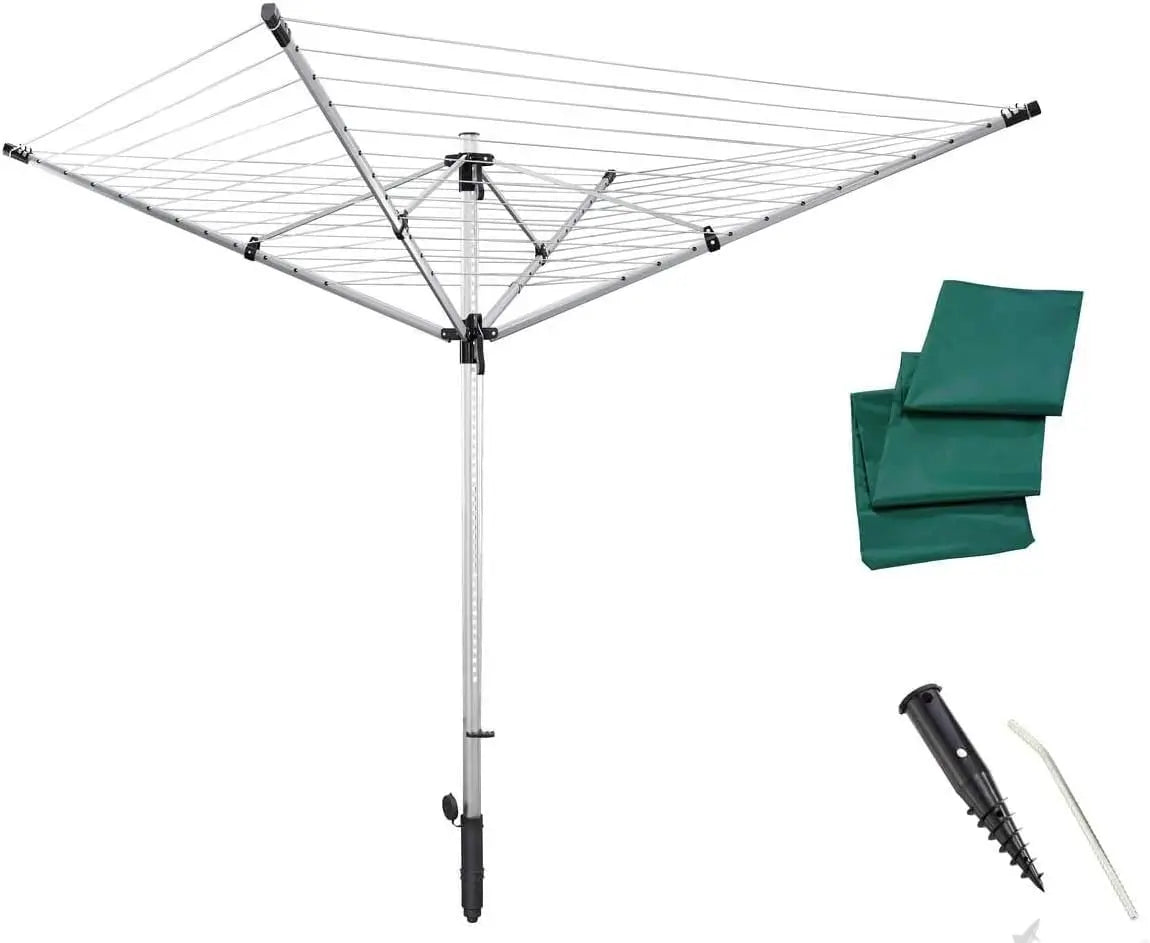 Leifheit Rotary Dryer LinoLift 600 60m - Silver, Large