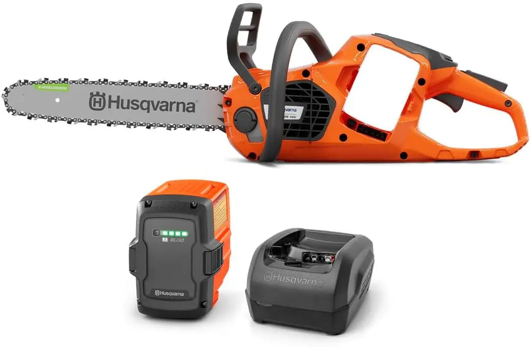 Husqvarna 435i Battery Chainsaw - 16-Inch Cordless Electric Chainsaw with 7.5 Ah Battery and Charger Included