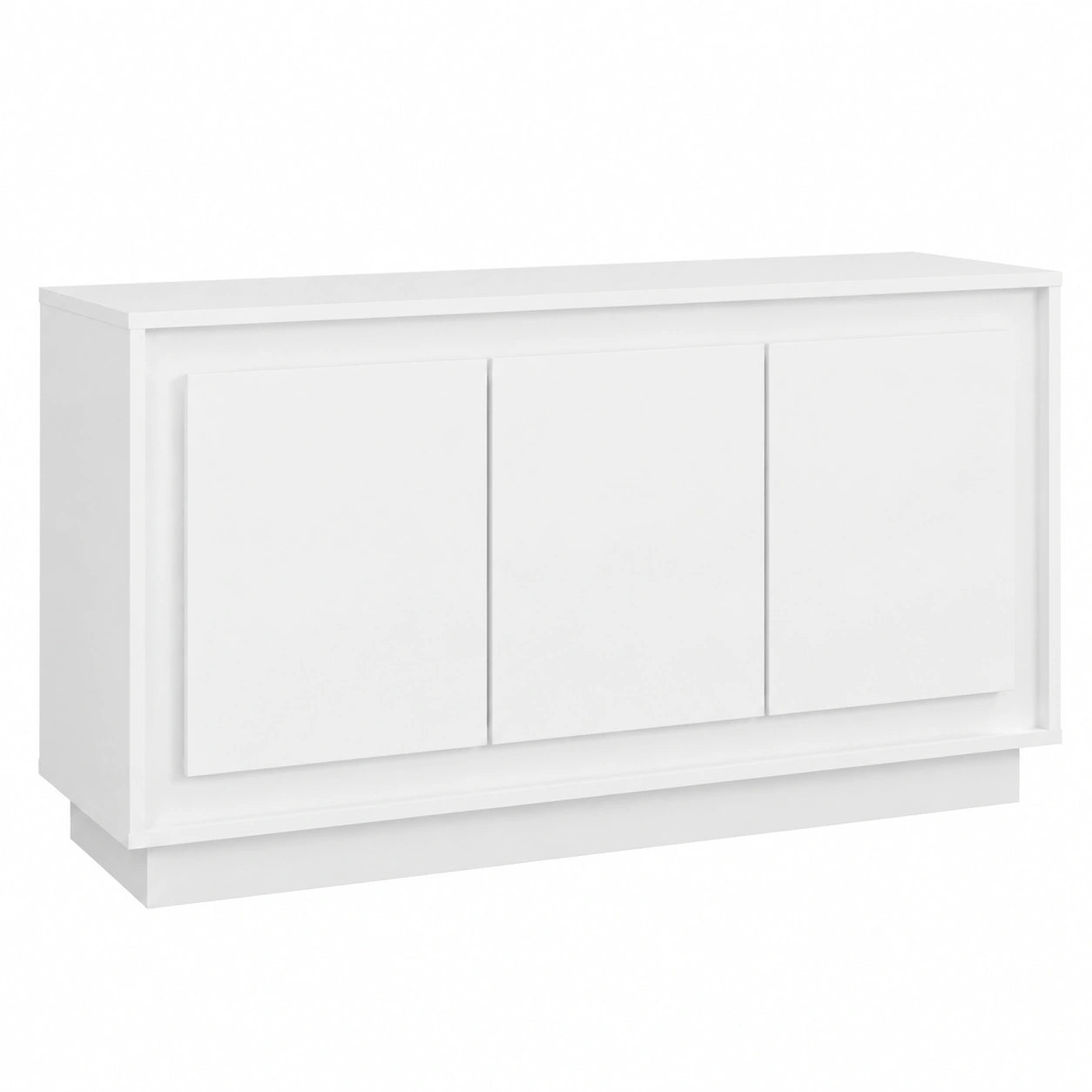Credenza Moderna Bianca in Legno per Salotto 102x35x55 cm
