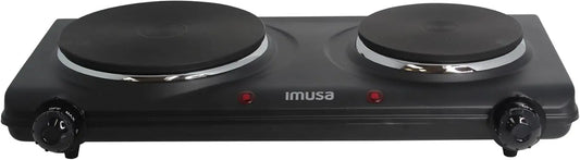 IMUSA Double Electric Hot Plate - Black