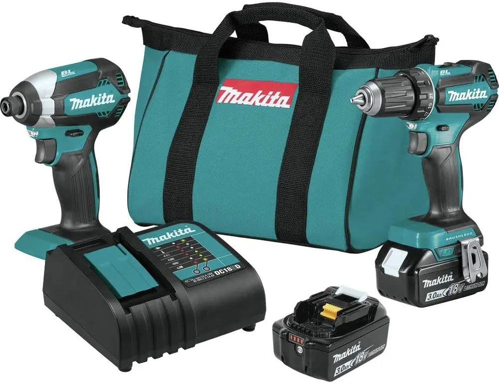 Makita XT281S 18V LXT 2-Pieces. Combo Kit - 3.0Ah