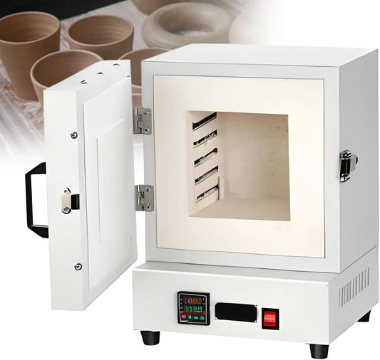 Jewelry Casting Burnout Oven Machine 2000W - 1150°C Temperature Control Electric Furnace, Reliable for Wax Burnouts, Enameling