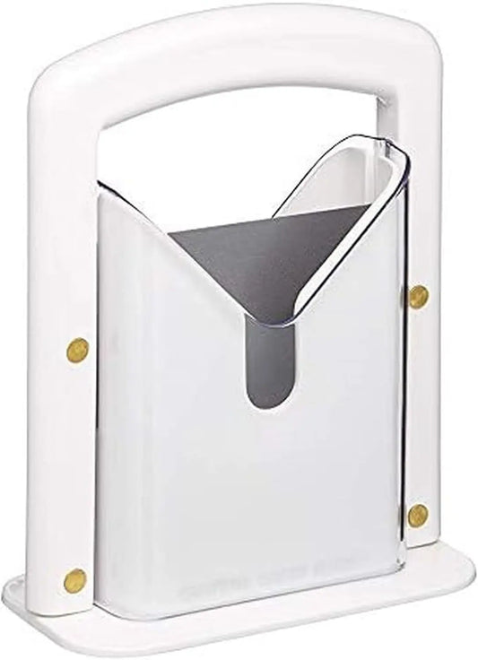 Hoan Bagel Guillotine Slicer - With Safety Shield White
