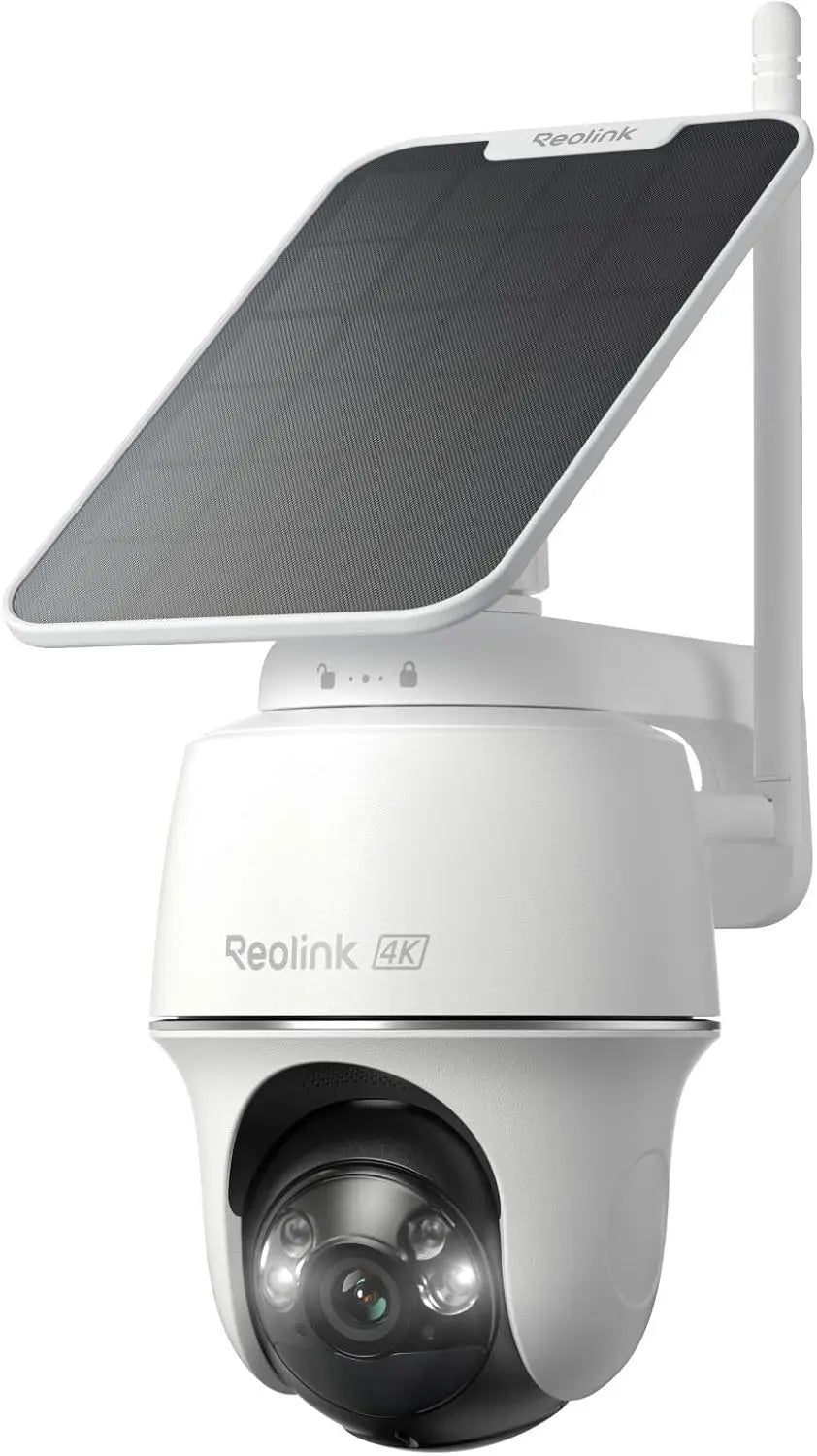 REOLINK Argus PT Ultra First - 4K Solar Security Cameras Wireless Outdoor