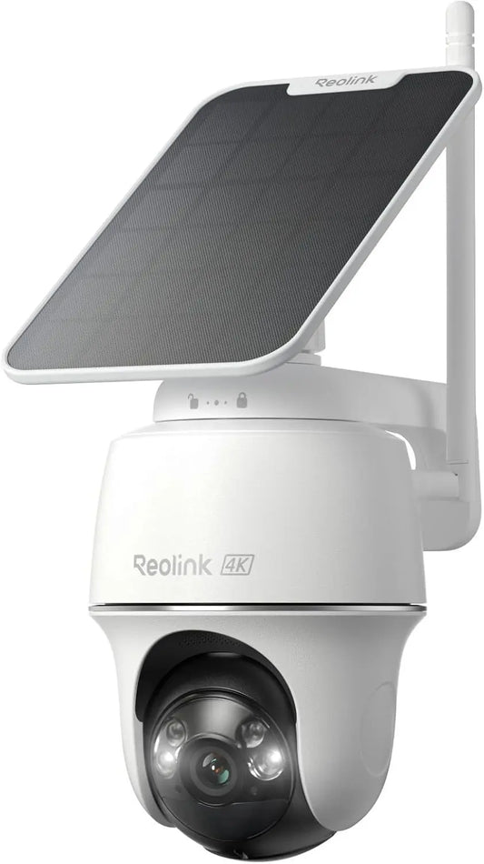 REOLINK Argus PT Ultra First - 4K Solar Security Cameras Wireless Outdoor