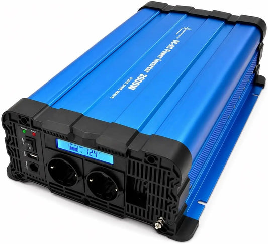 FS3000D Voltage Converter 12 V 3000/6000 Watt Pure Sine Wave Blue - Display FS Series Inverter Inverter