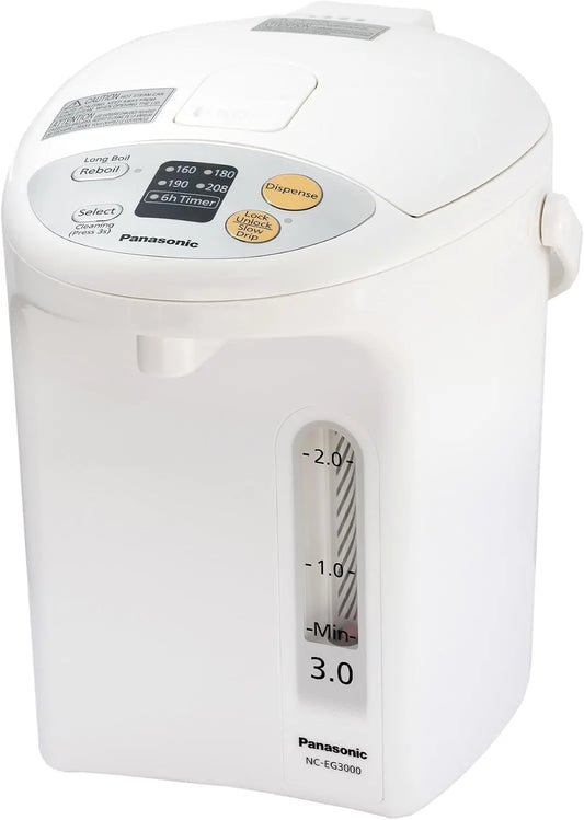 Panasonic Hot Water Dispenser - Electric Kettle with 4 Temp Presets