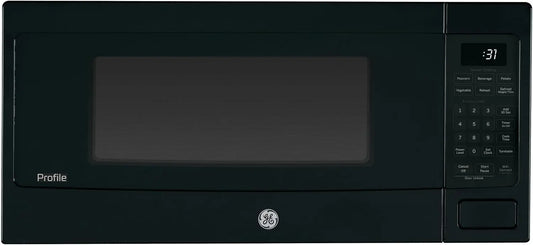 GE Profile Countertop Microwave - 800W, 1.1 Cu. Ft., Black, PCHK11S1WBB