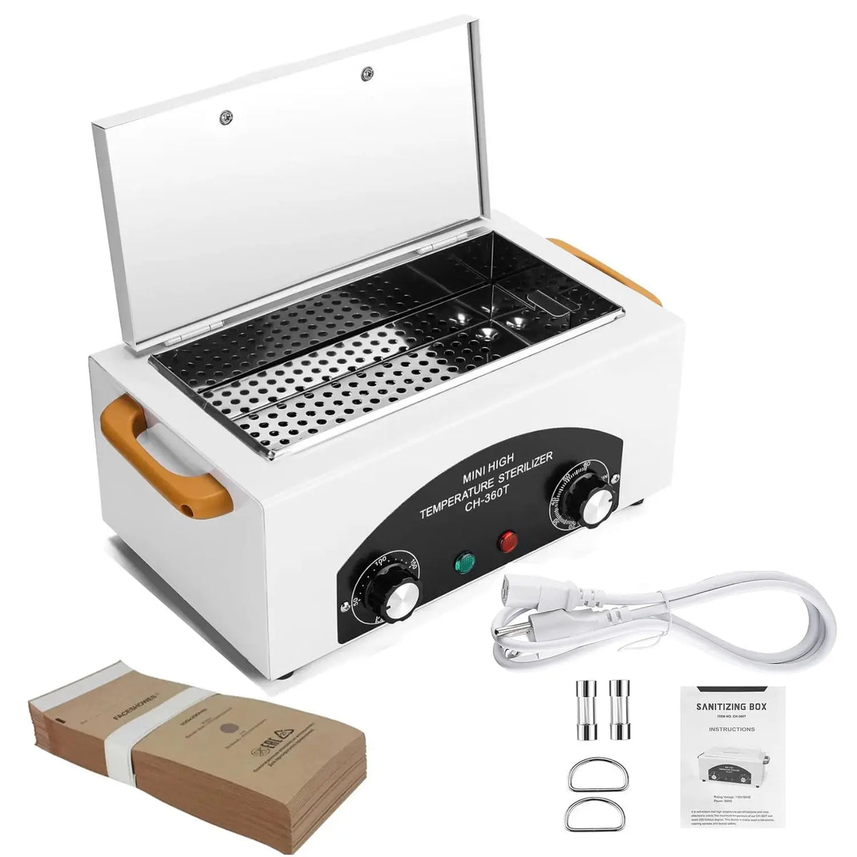 2L High Temperature Metal Cleaning Box 300W 110V - With Cleaning Bags
