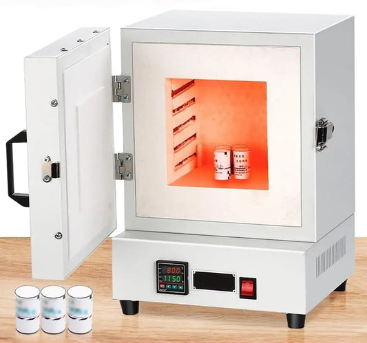 2000w Jewelry Casting Burnout Oven Machine - Electric Kiln Furnace, 1150°c Temperature Control, 4 Sided Constant Temperature