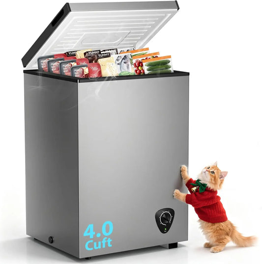 4.0 Cubic Feet Deep Chest Freezer