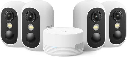eufy Security eufyCam C35 4-Cam Kit - Wireless Indoor/Outdoor Camera