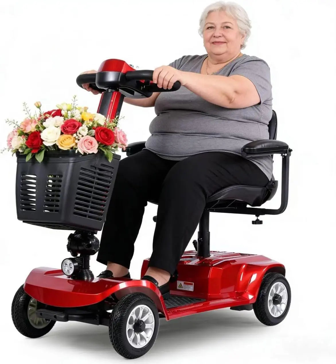 Movcan X-02 - 4 Wheel Electric Mobility Scooter- 419 lbs Capacity
