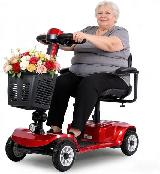 Movcan X-02 - 4 Wheel Electric Mobility Scooter- 419 lbs Capacity