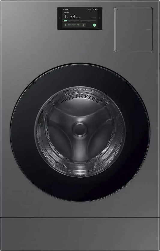 Samsung 5.3 Cu. Ft. Bespoke AI Laundry Ventless Heat Pump Dryer Combo All-in-One Ultra Capacity Washer - AI Home, Dark Steel, WD53DBA900HZA1