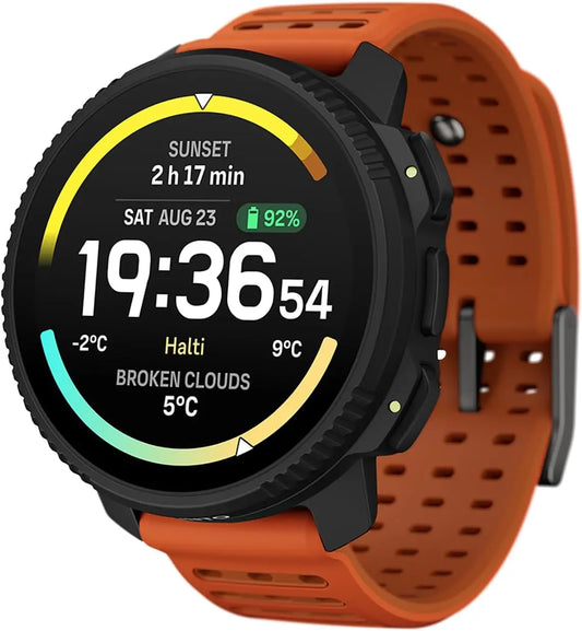 SUUNTO Vertical 2 GPS Sports Watch - 1.5AMOLED 115+ Sports Modes, Canyon