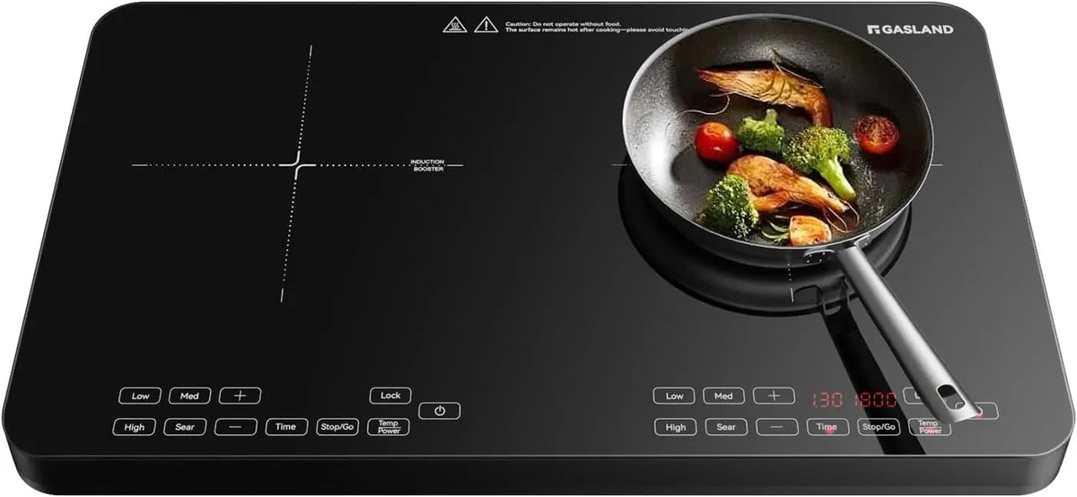 GASLAND Portable Double Induction Cooktop 2 Burner - Plug-in, 120V