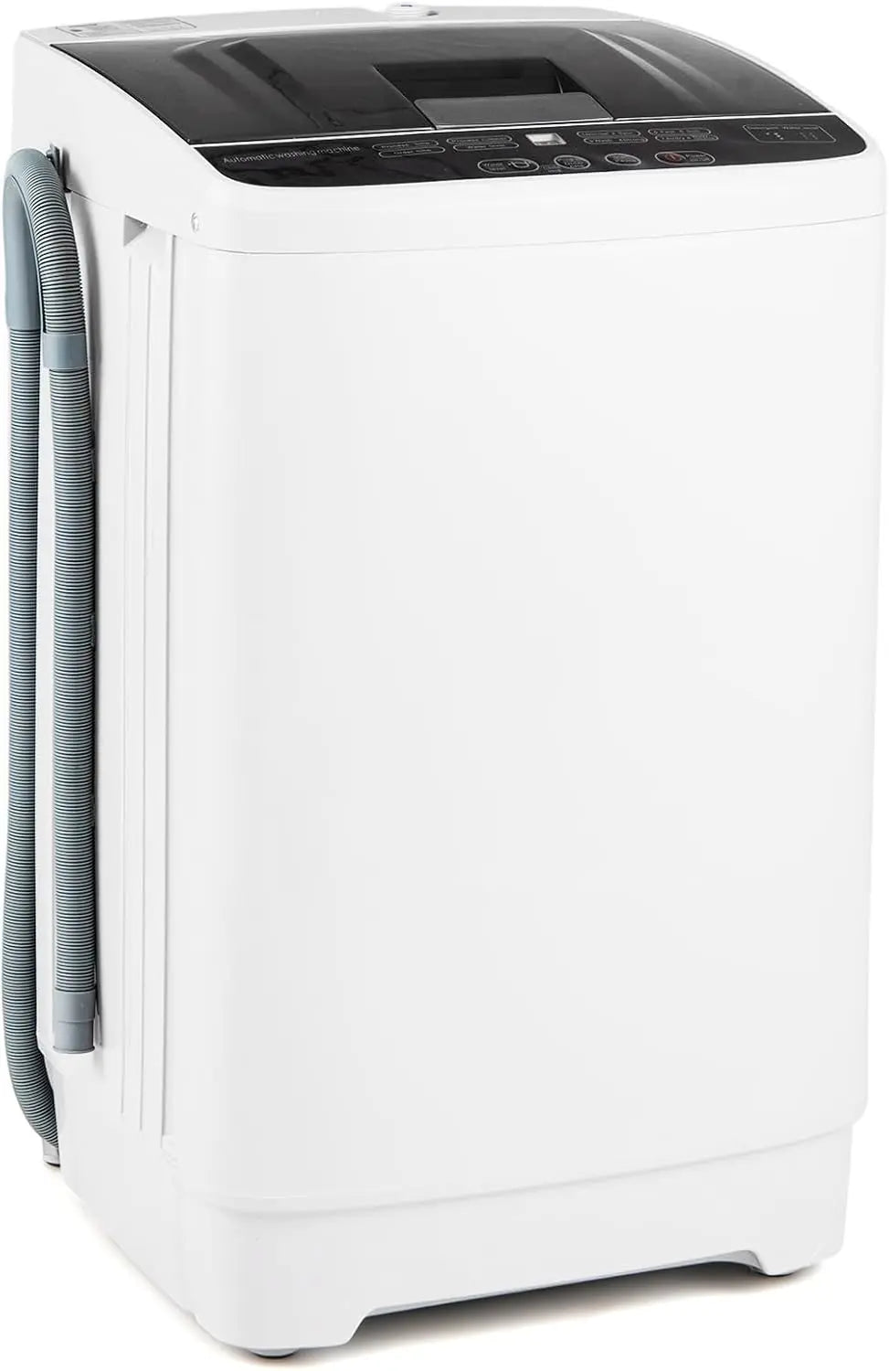 Giantex 7.7LBS Portable Washing Machine - Top Load Full-Automatic, White