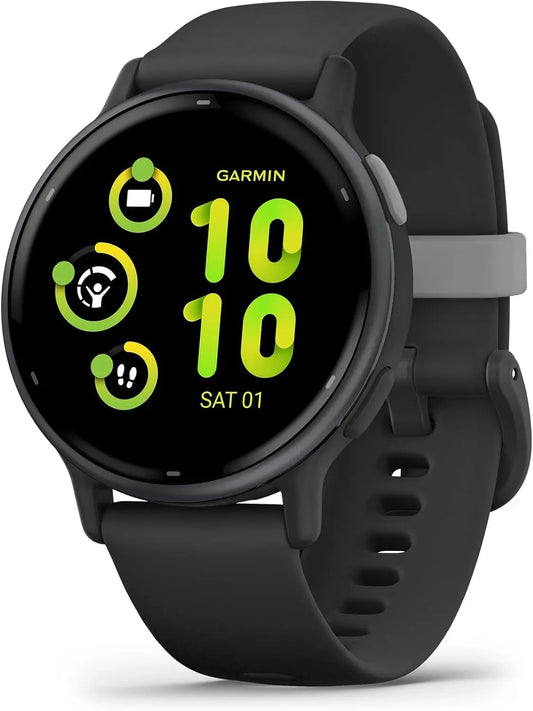 Garmin vívoactive 5 - Health and Fitness GPS Smartwatch, AMOLED Display, Up to 11 Days of Battery, Renewed, Slate