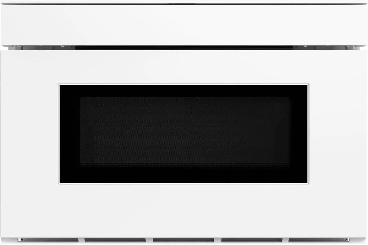 SHARP SMD2479MW Smart Microwave Drawer Oven with Easy Wave Open - 24-inch, 1.2 Cubic Feet, 950 Watt, Concealed Glass Touch Control Panel, White