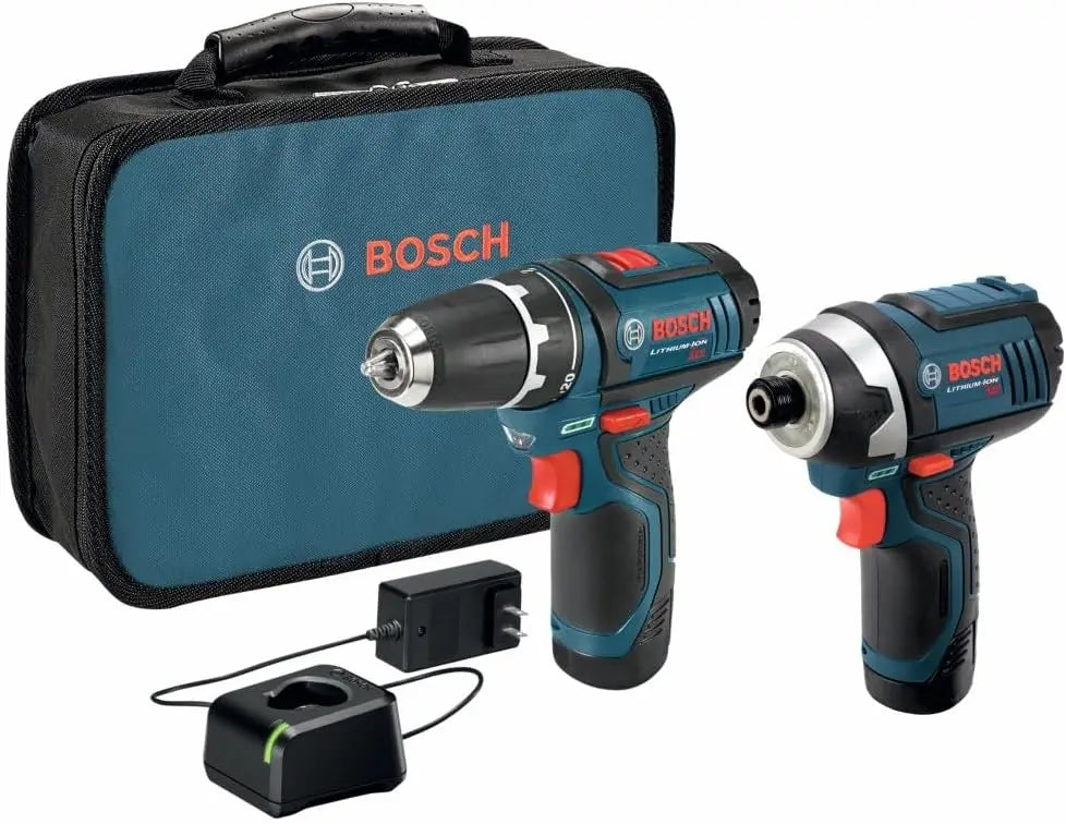 BOSCH 12V Max Cordless 2-Tool Combo Kit - Drill/Driver & Impact Driver